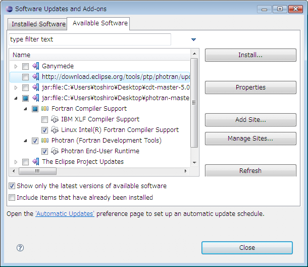 Ptp Photran Installation Photran4 Eclipsepedia